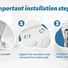 Bidet Toilet Seat Attachment Self Cleaning Dual Nozzle Bathroom Water Spray ✨