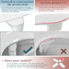 Bidet Toilet Seat Attachment | Ultra-Thin DIY Sprayer | SAMODRA BRAND | UK