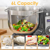 BioloMix Stand Mixer 1200W 6LElectric Kitchen QuietFood Mixer Premium ALL IN ONE