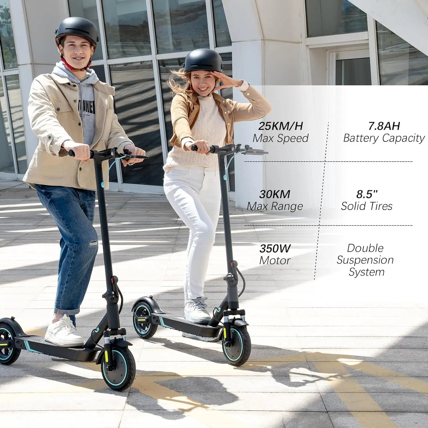 RCB BEST Electric Scooter Adult Folding 350W Motor Up To 30KM Range 25KM/H 🛴💨✨