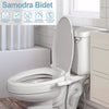 Bidet Toilet Seat Attachment | Ultra-Thin DIY Sprayer | SAMODRA BRAND | UK