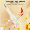 3L Food Chopper Electric Processor Blender Glass Mixer Garlic Spices Grinder ✨