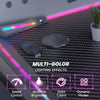 Gaming Desk LED RGB Computer Table Workstation w/ Cup Holder & Headphone Hook✨✨