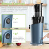 Electric Juicer Machine Juice Fruit Squeezer Slow Masticating Brush Pulp Cup UK