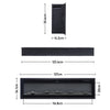 LED Fireplace Media Wall Fire Wall Mounted Standing Electric Heater 40/50/60 in.