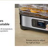 Electric Food Dehydrator 5 Tier Digital Drying Machine Fruit Beef Veg Preserver✨