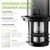Electric Juicer Machine Juice Fruit Squeezer Slow Masticating Brush Pulp Cup UK
