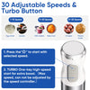 BioloMix Food Blender 4 in 1 Smoothie Maker Fruit Juicer Coffee Grinder White ✨
