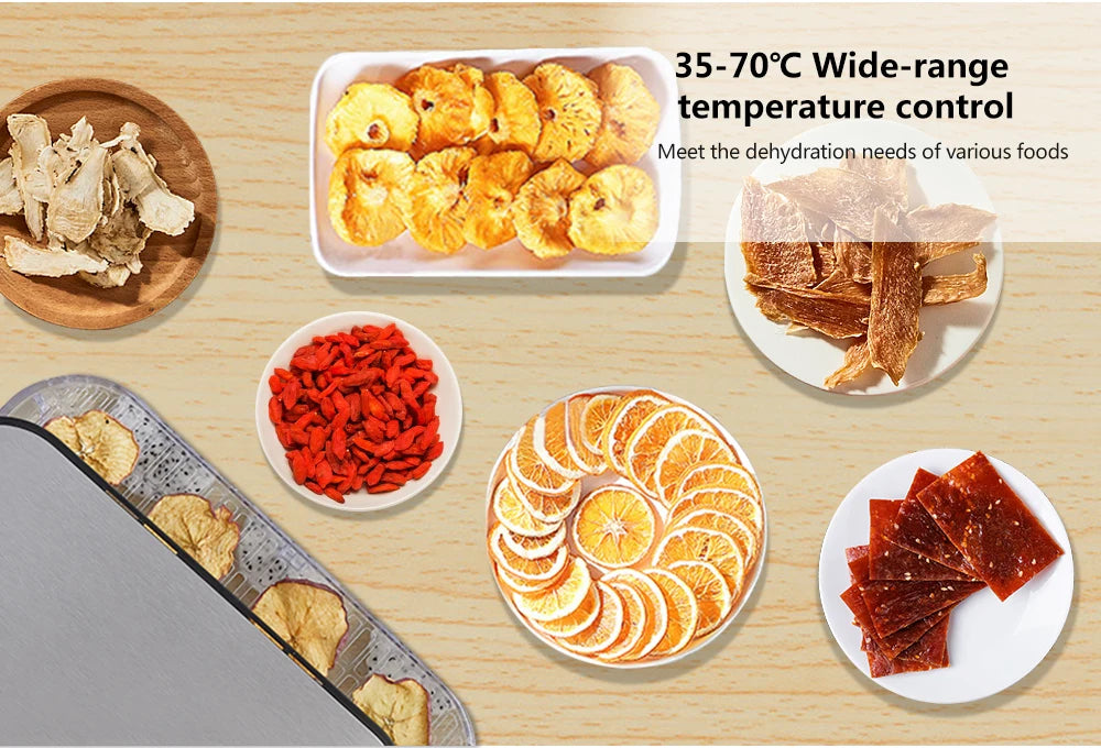 Electric Food Dehydrator 5 Tier Digital Drying Machine Fruit Beef Veg Preserver✨