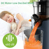 Electric Juicer Machine Juice Fruit Squeezer Slow Masticating Brush Pulp Cup UK