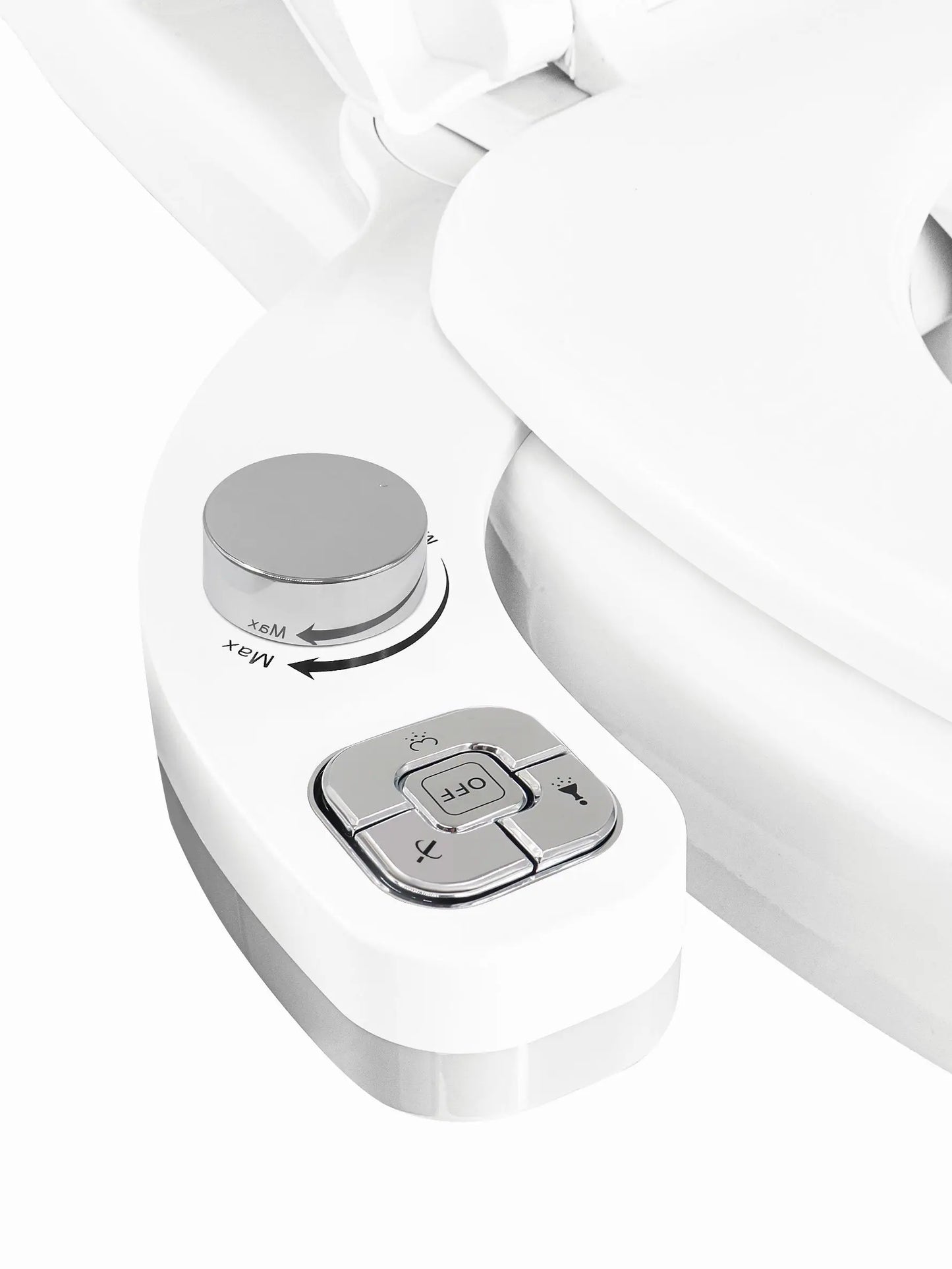 Bidet Toilet Seat Attachment Self Cleaning Dual Nozzle Bathroom Water Spray ✨