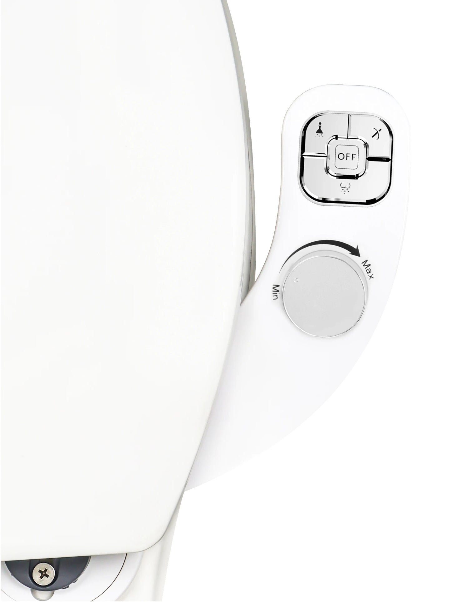 Bidet Toilet Seat Attachment Self Cleaning Dual Nozzle Bathroom Water Spray ✨