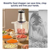 3L Food Chopper Electric Processor Blender Glass Mixer Garlic Spices Grinder ✨