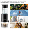 Portable Wireless Espresso Coffee Maker 3-in-1 Travel Machine for Car & Home Bag