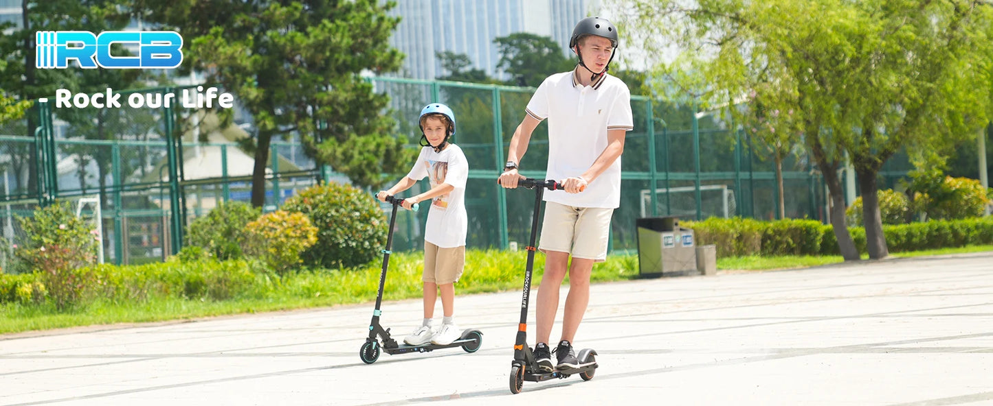 RCB R15 Foldable Electric Scooter for Kids Height adjustment, 16KM, 12.4MPH, UK✨