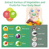 Electric Juicer Machine Juice Fruit Squeezer Slow Masticating Brush Pulp Cup UK