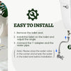 SAMODRA Bidet Attachment Ultra Slim For Toilet Seat With Dual Cleaning Nozzle ✨