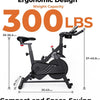 Exercise Bike Indoor Cycling Home Gym Workout Cardio Fitness LCD Monitor Black ✨