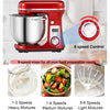 BioloMix Stand Mixer 1200W 6LElectric Kitchen QuietFood Mixer Premium ALL IN ONE