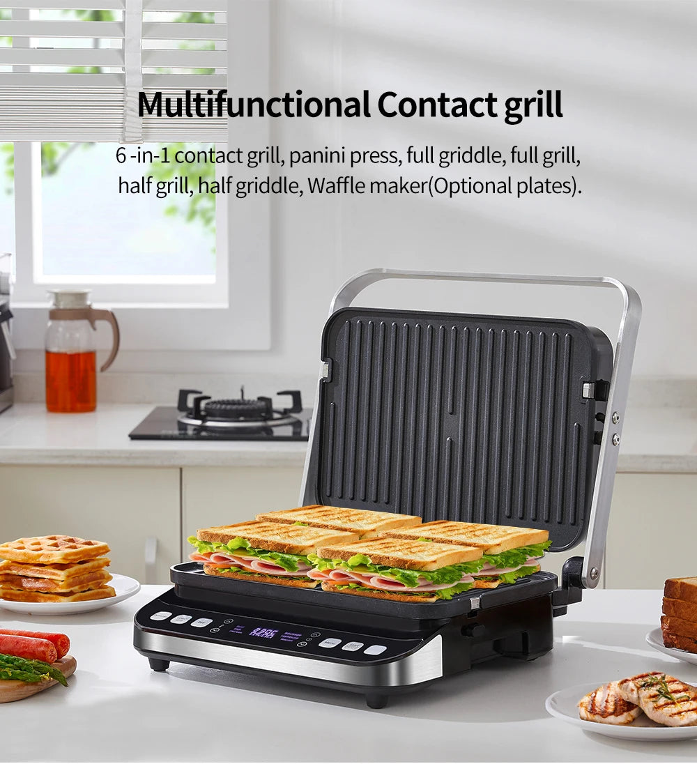 BioloMix Large Electric Griddle Countertop Hot Plate Grill Bacon Commercial ✨✨