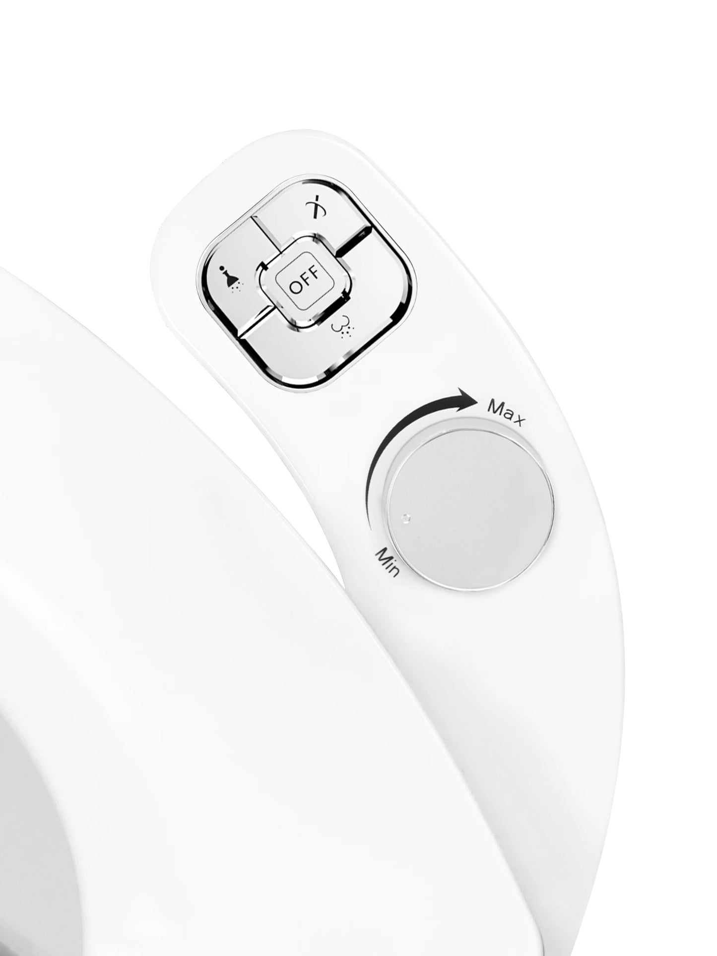 Bidet Toilet Seat Attachment Self Cleaning Dual Nozzle Bathroom Water Spray ✨