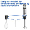 1000W Hand Blender Electric Stick Blender Curry Fruit FoodMixer Juice Cream Easy